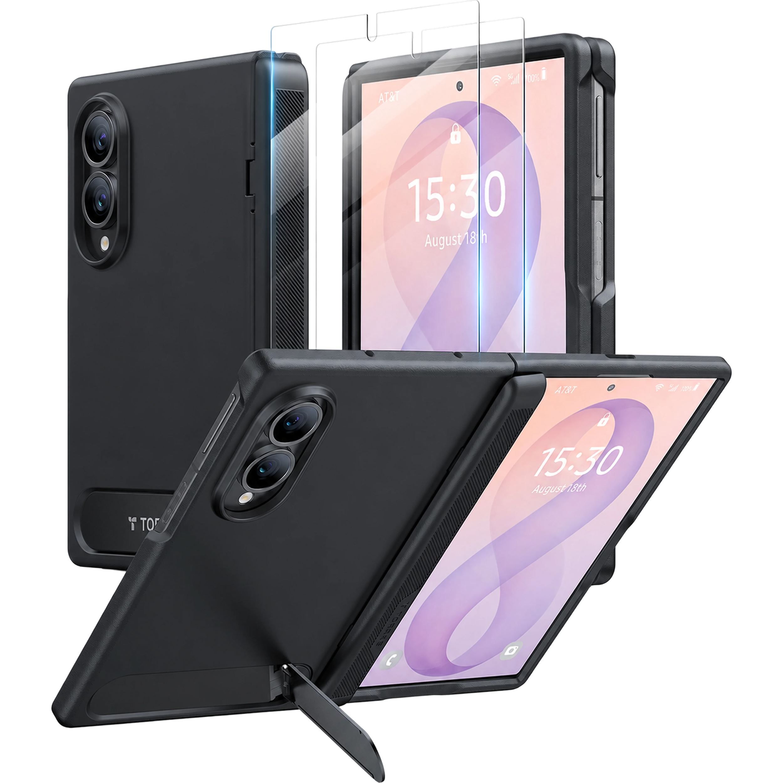 Ốp lưng Magnetic Galaxy Z Fold8 TPU PC TORRAS L1 Màu Đen