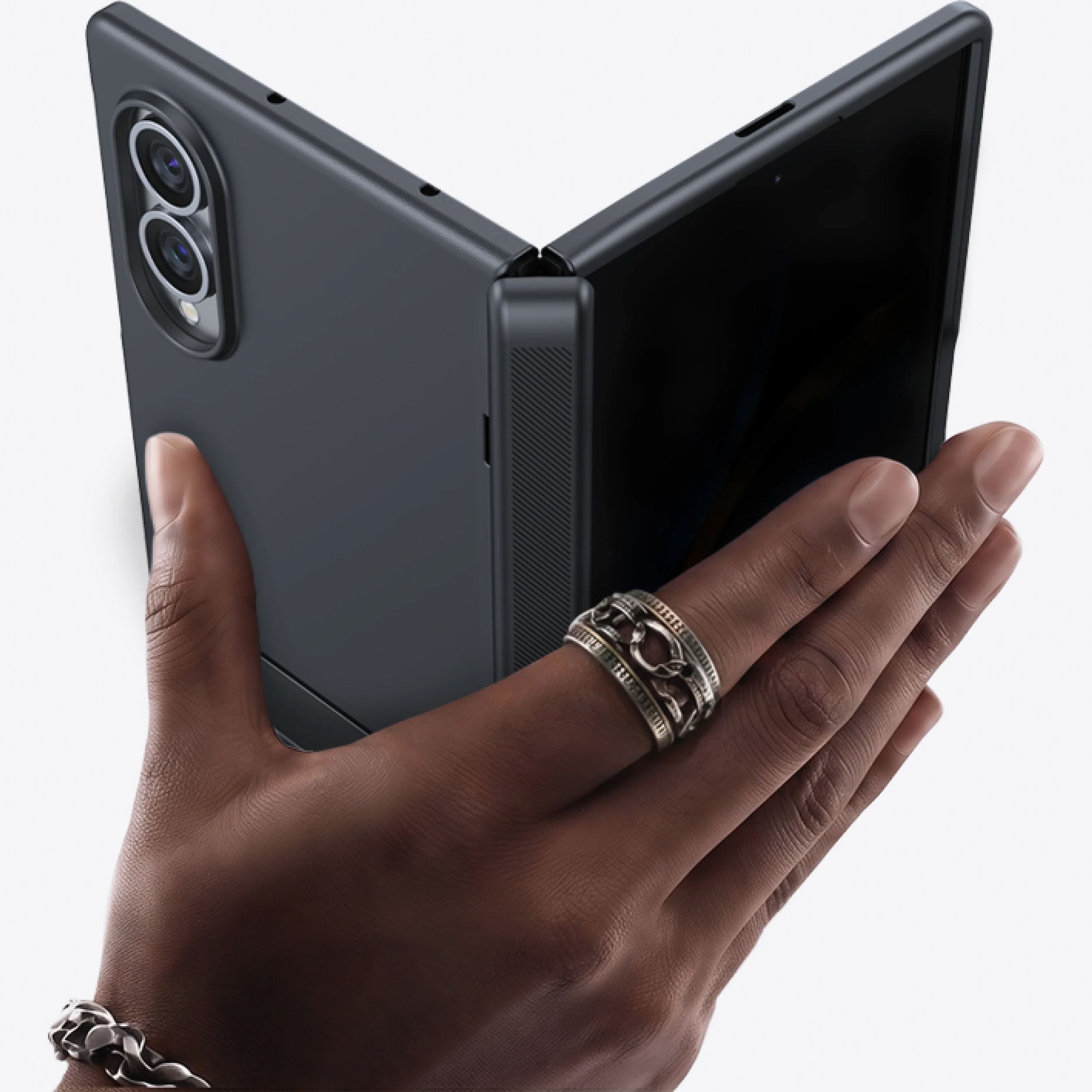 Ốp lưng Magnetic Galaxy Z Fold8 TPU PC TORRAS L1 Màu Đen