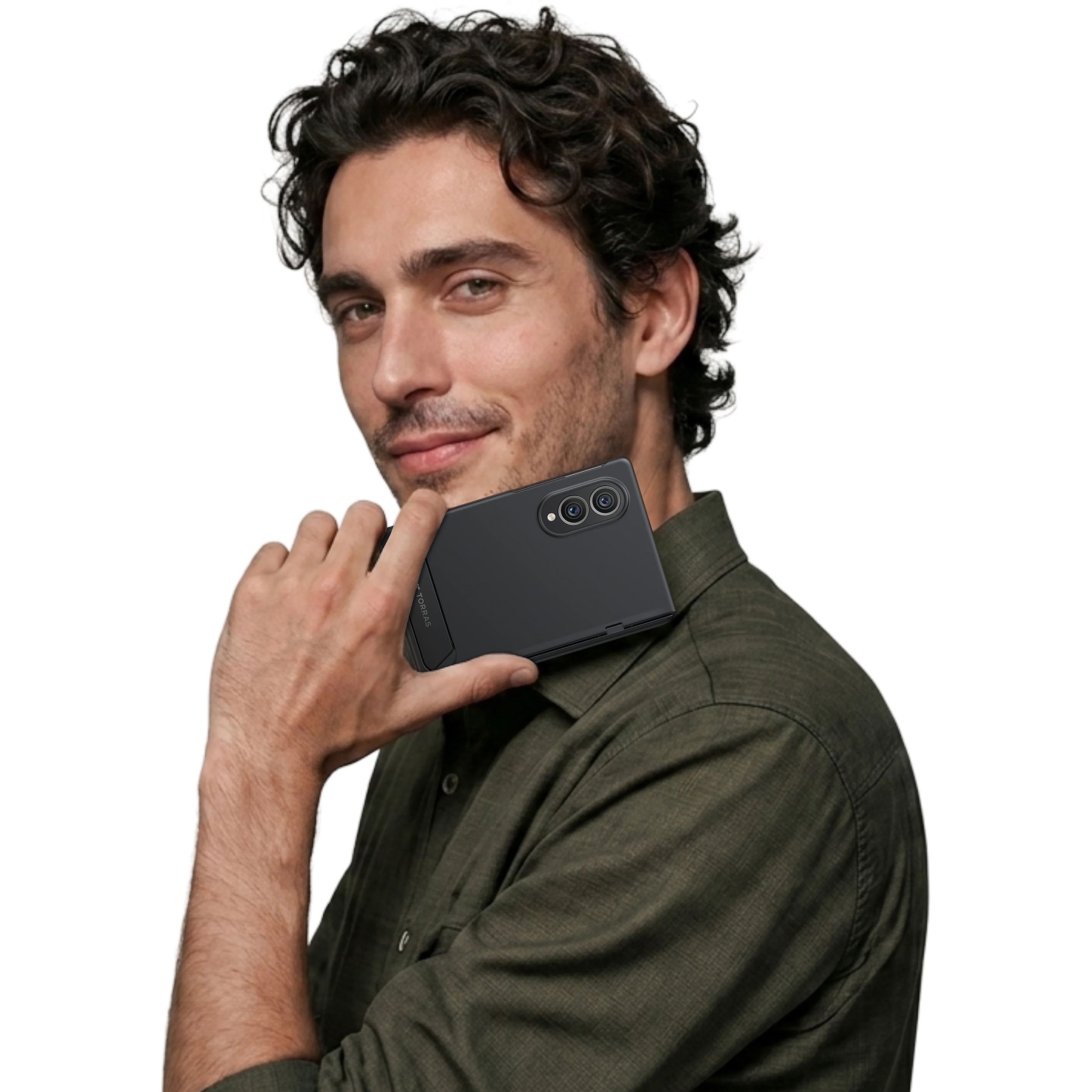 Ốp lưng Magnetic Galaxy Z Fold8 TPU PC TORRAS L1 Màu Đen