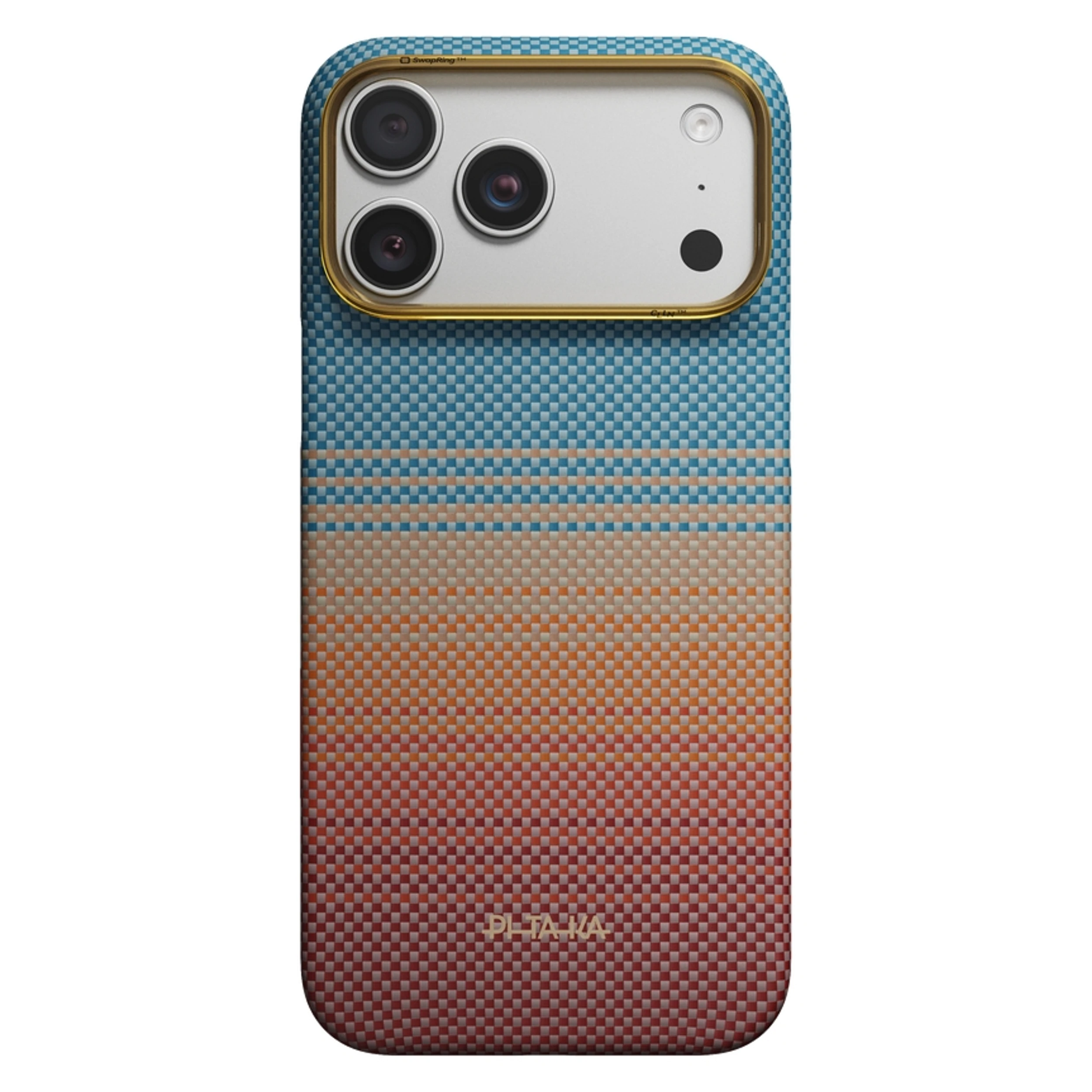 Ốp lưng iPhone Magnetic 18 Pro Max PITAKA có PitaTap Màu Nâu