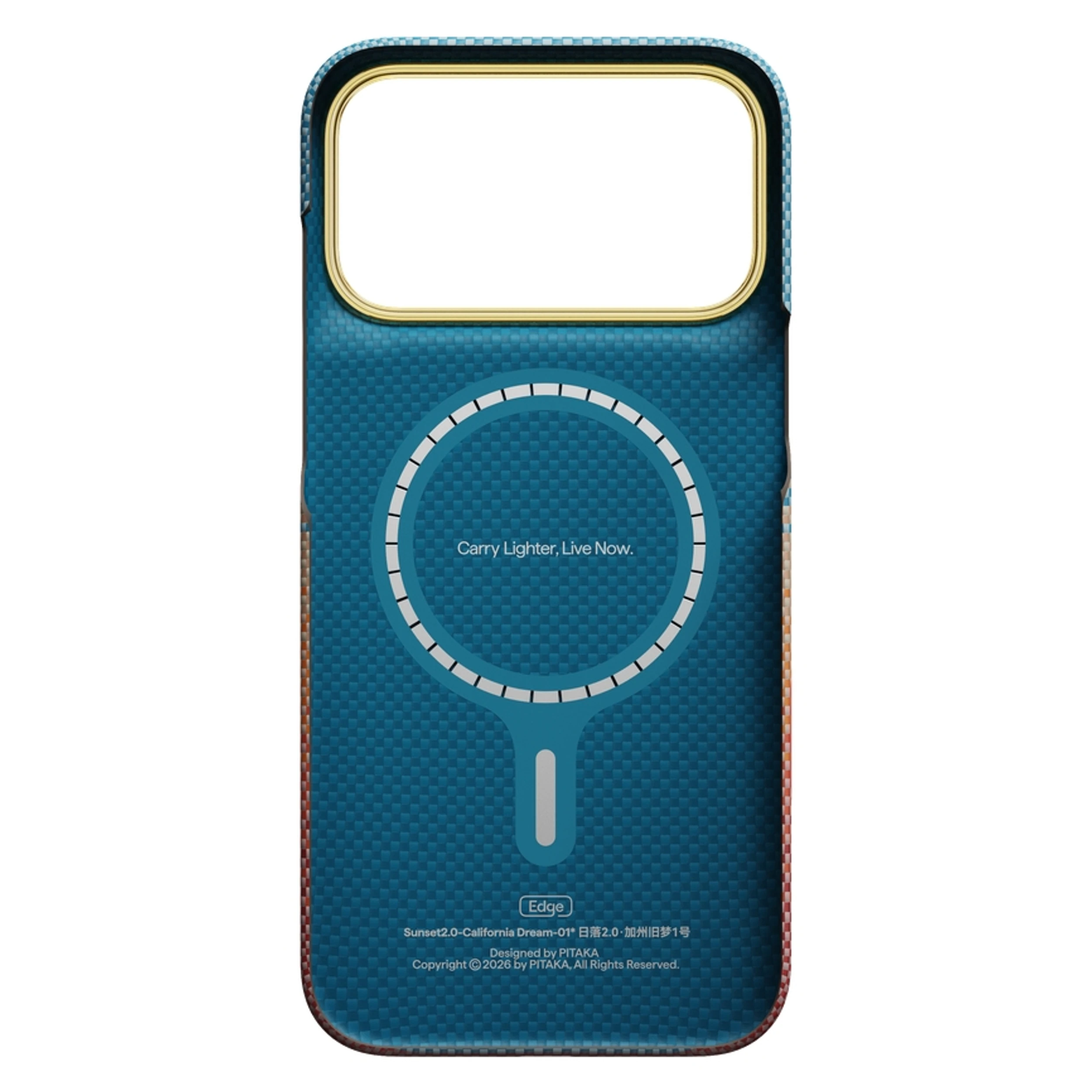 Ốp lưng iPhone Magnetic 18 Pro Max PITAKA có PitaTap Màu Nâu