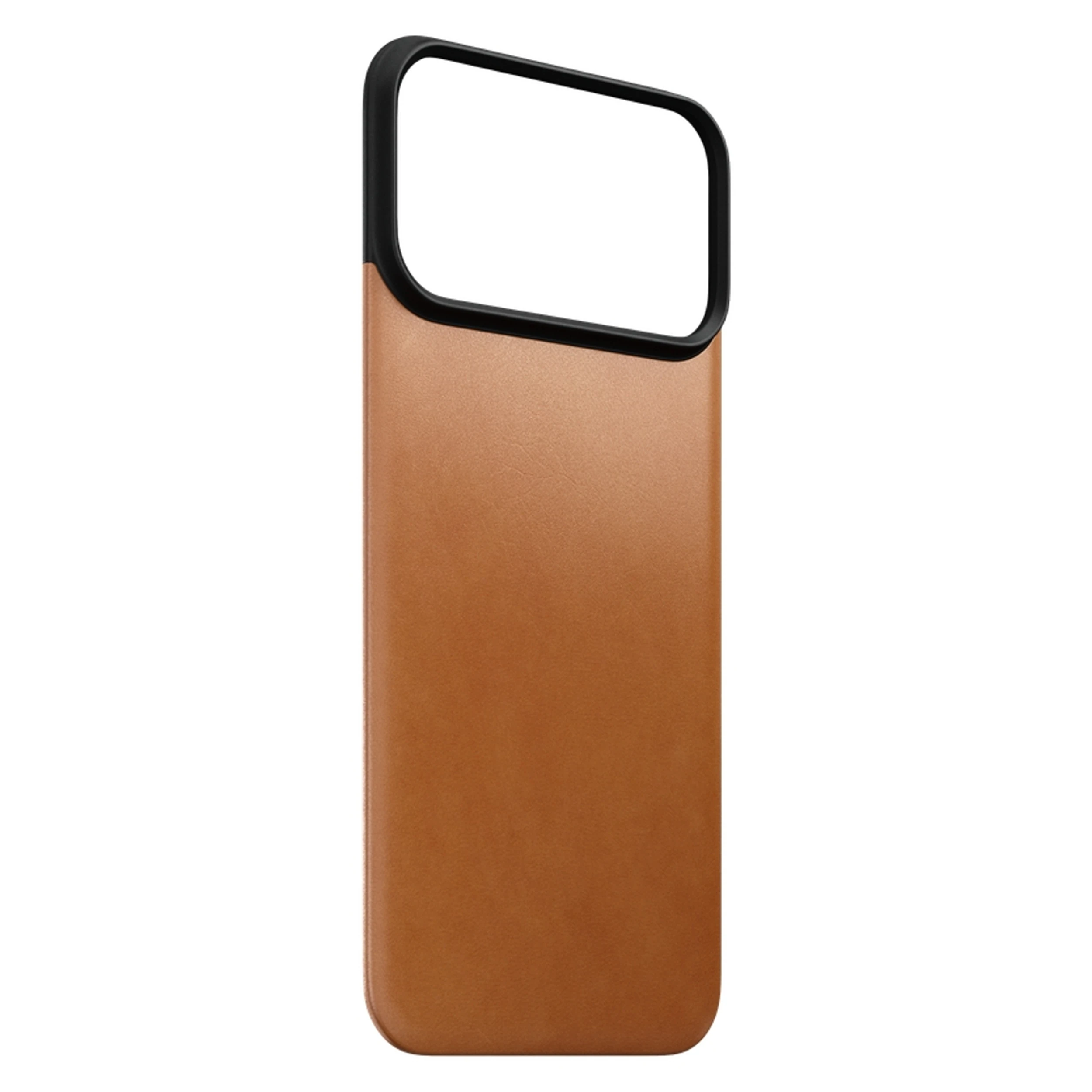 Ốp lưng iPhone 18 Pro Max/ 17 Pro Max Magnetic Leather Back Horween NOMAD Màu Nâu nhạt