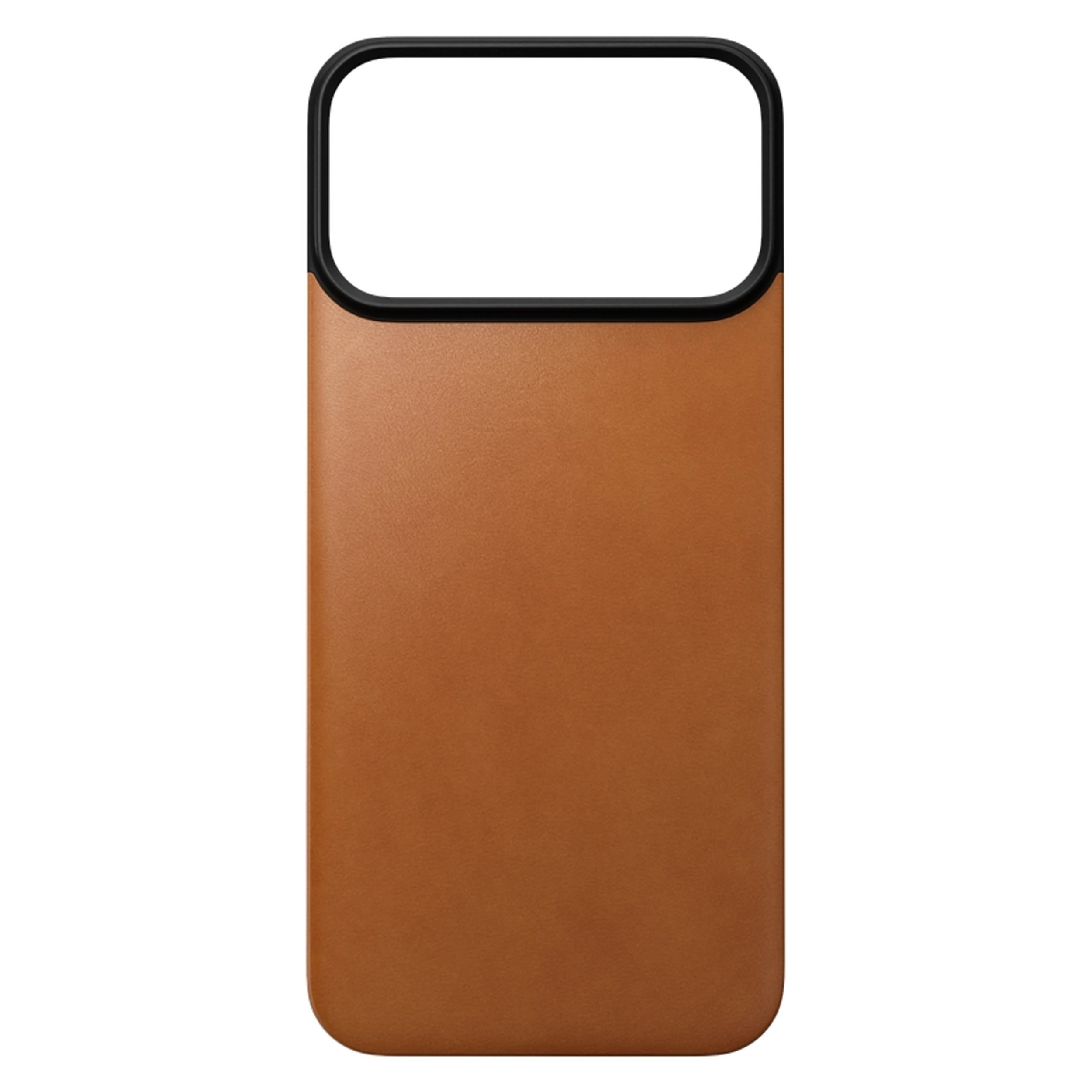 Ốp lưng iPhone 18 Pro Max/ 17 Pro Max Magnetic Leather Back Horween NOMAD Màu Nâu nhạt