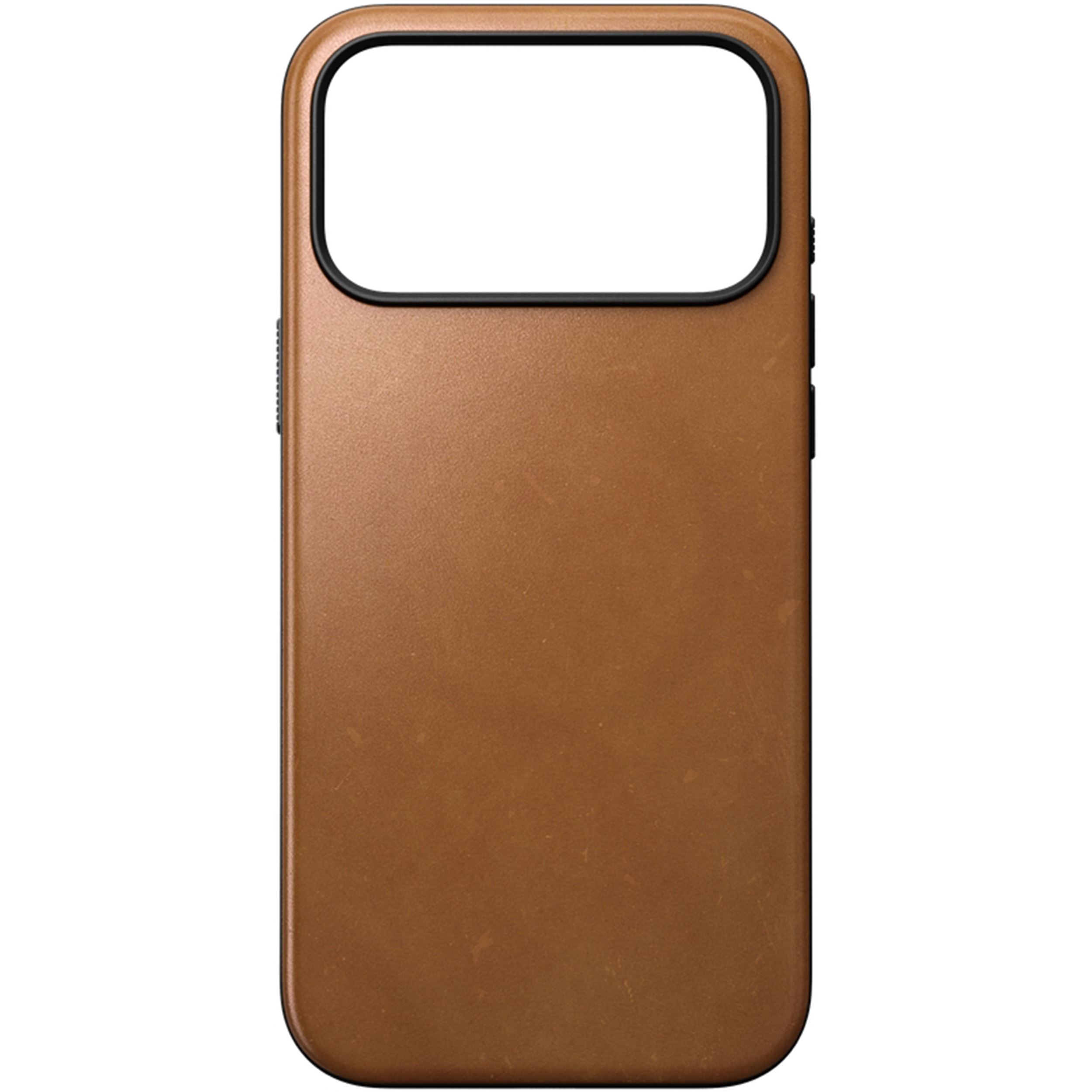 Ốp lưng Magnetic iPhone 18 Pro Max/ 17 Pro Max NOMAD Modern Leather NM009179858 Màu Nâu nhạt