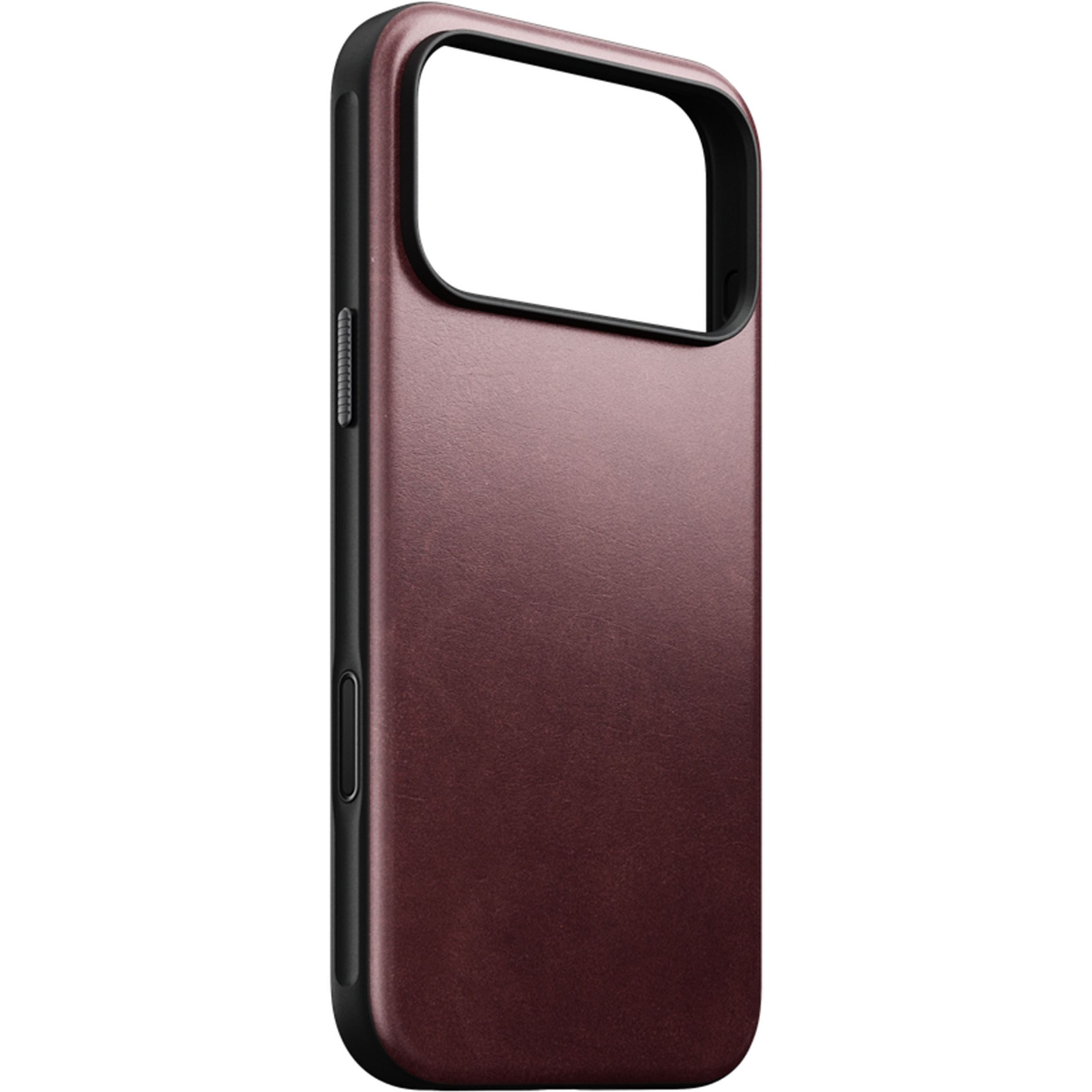 Ốp lưng Magnetic iPhone 18 Pro Max/ 17 Pro Max NOMAD Modern Leather Horween NM009124858 Màu Đỏ đô