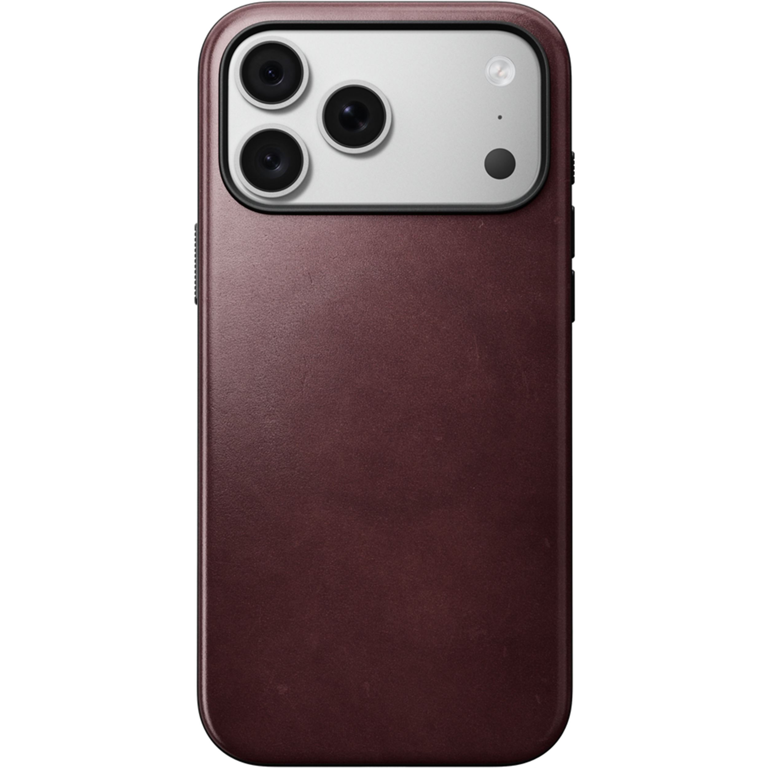 Ốp lưng Magnetic iPhone 18 Pro Max/ 17 Pro Max NOMAD Modern Leather Horween NM009124858 Màu Đỏ đô