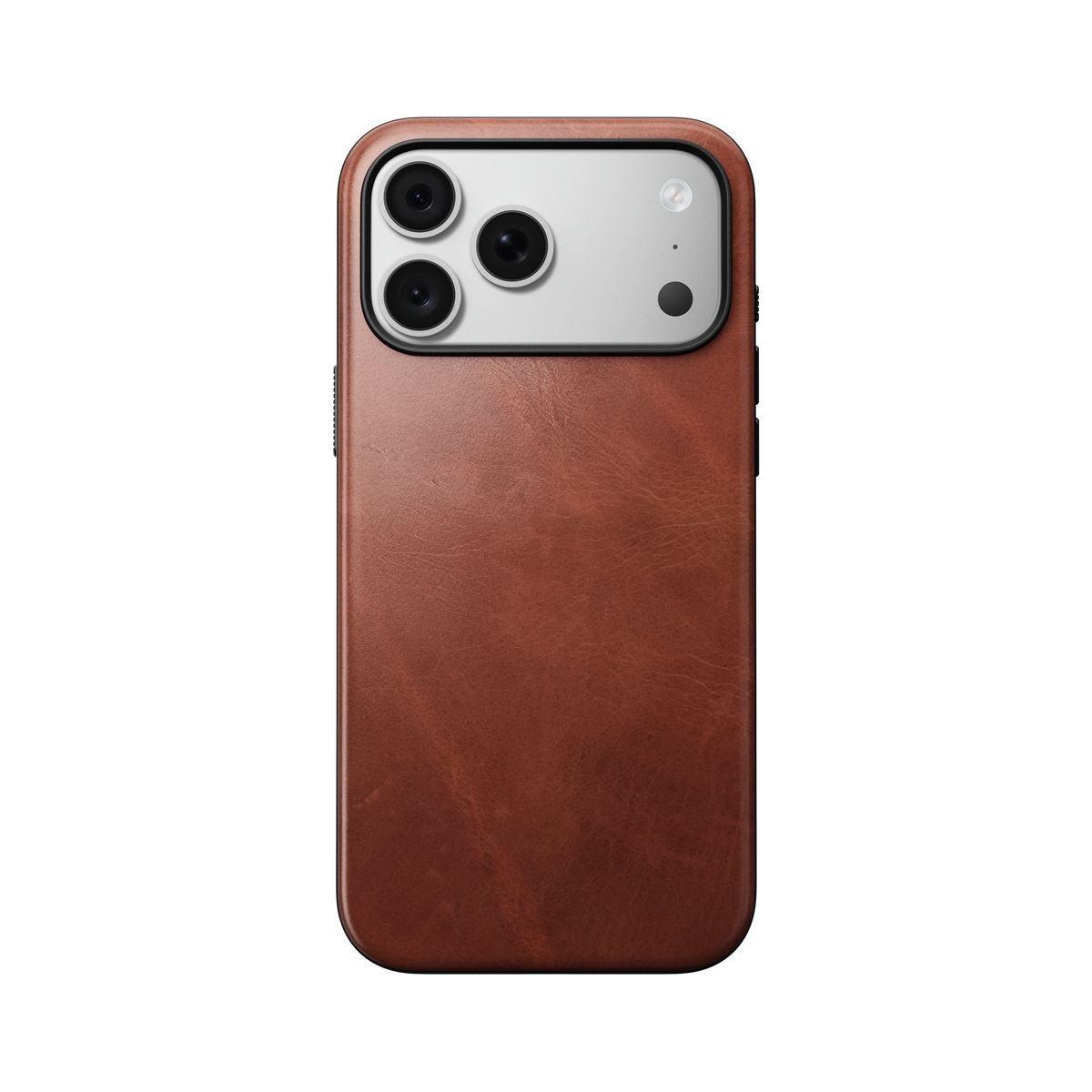 Ốp lưng Magnetic iPhone 18 Pro Max/ 17 Pro Max NOMAD Modern Leather Horween NM009124858 Màu Nâu đậm