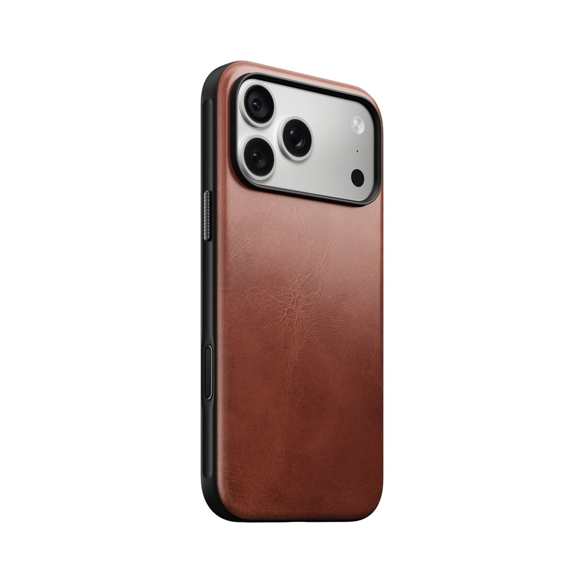 Ốp lưng Magnetic iPhone 18 Pro Max/ 17 Pro Max NOMAD Modern Leather Horween NM009124858 Màu Nâu đậm