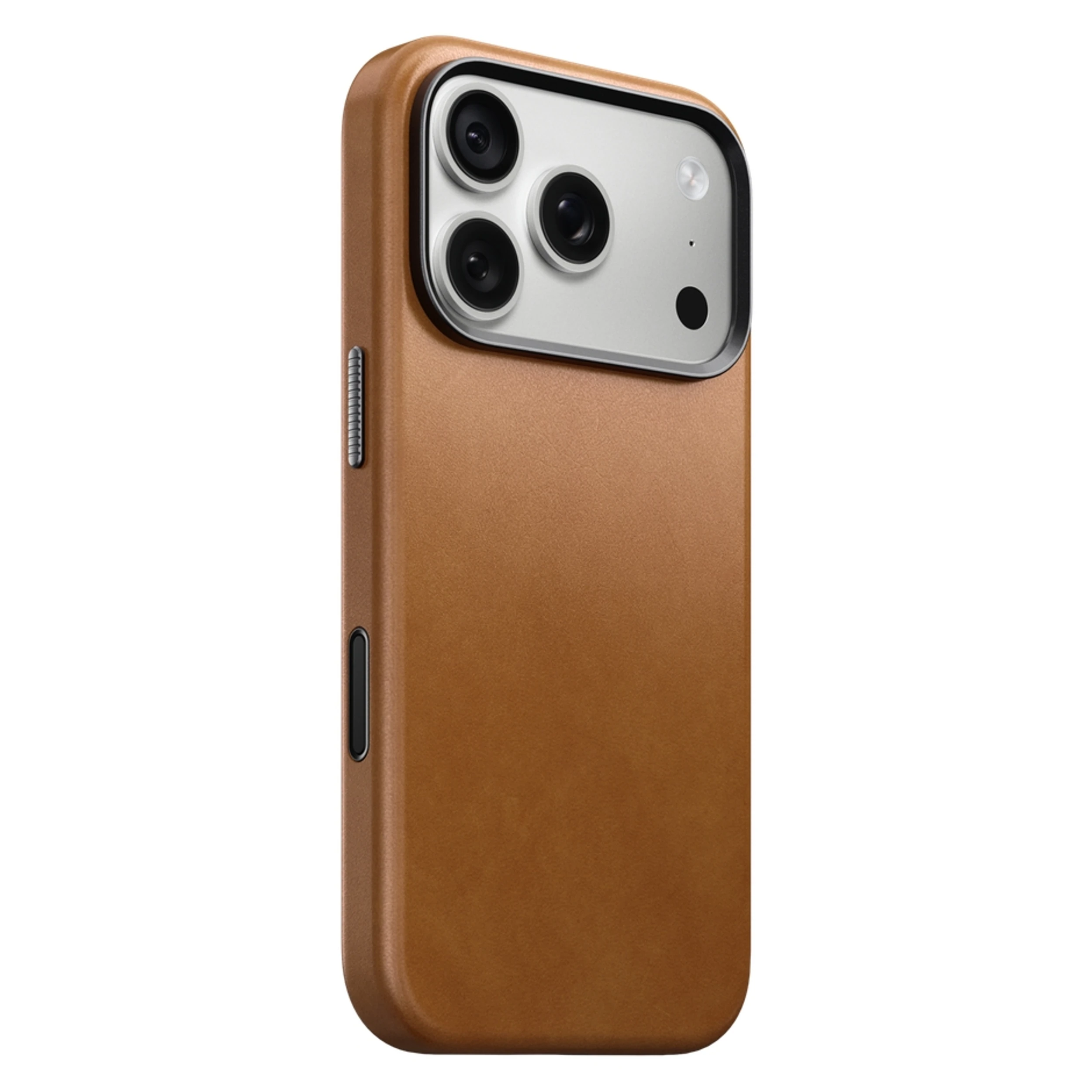 Ốp lưng Magnetic iPhone 18 Pro/ 17 Pro NOMAD Traditional Leather NM017910858 Màu Nâu nhạt