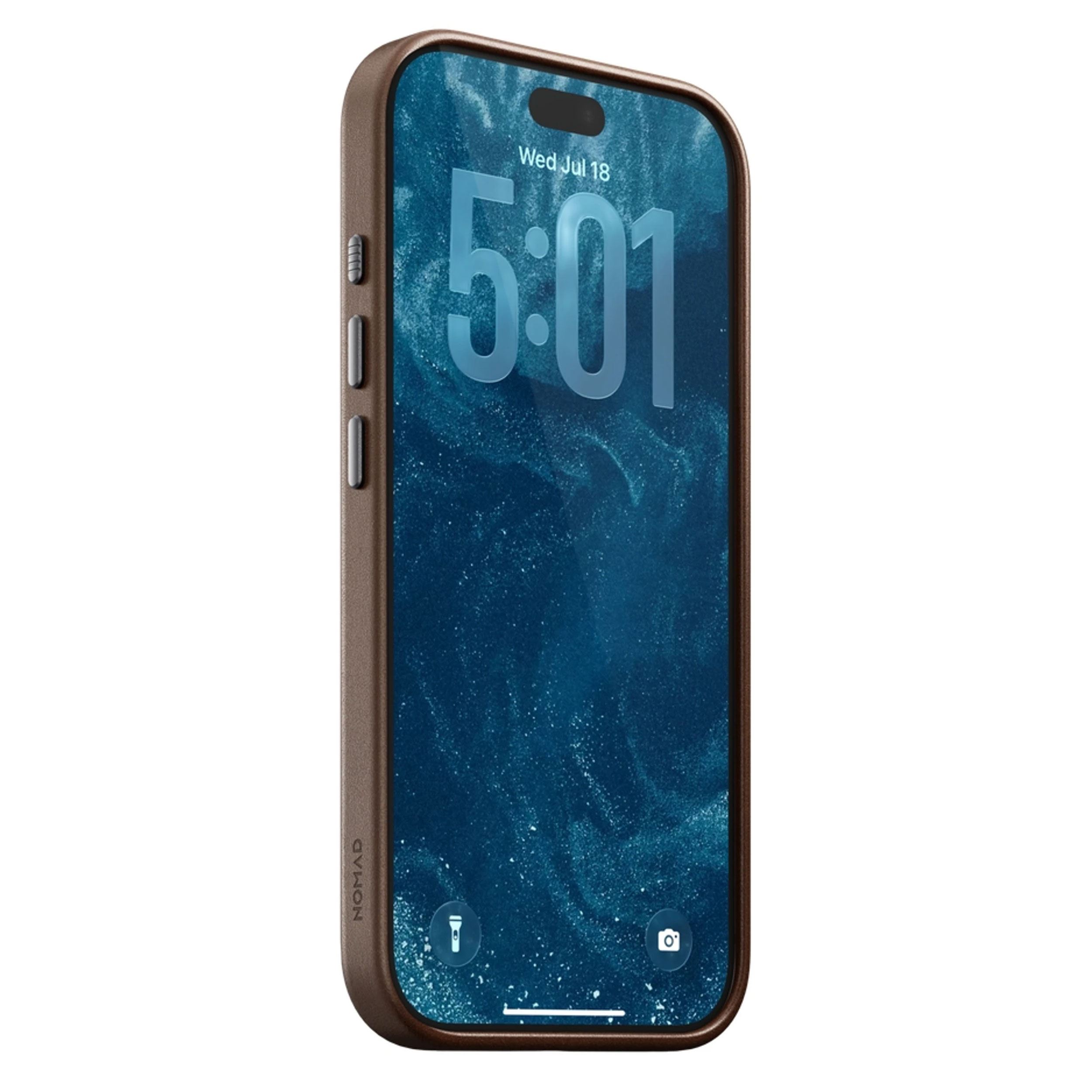 Ốp lưng Magnetic iPhone 18 Pro/ 17 Pro NOMAD Traditional Leather NM017910858 Màu Nâu đậm