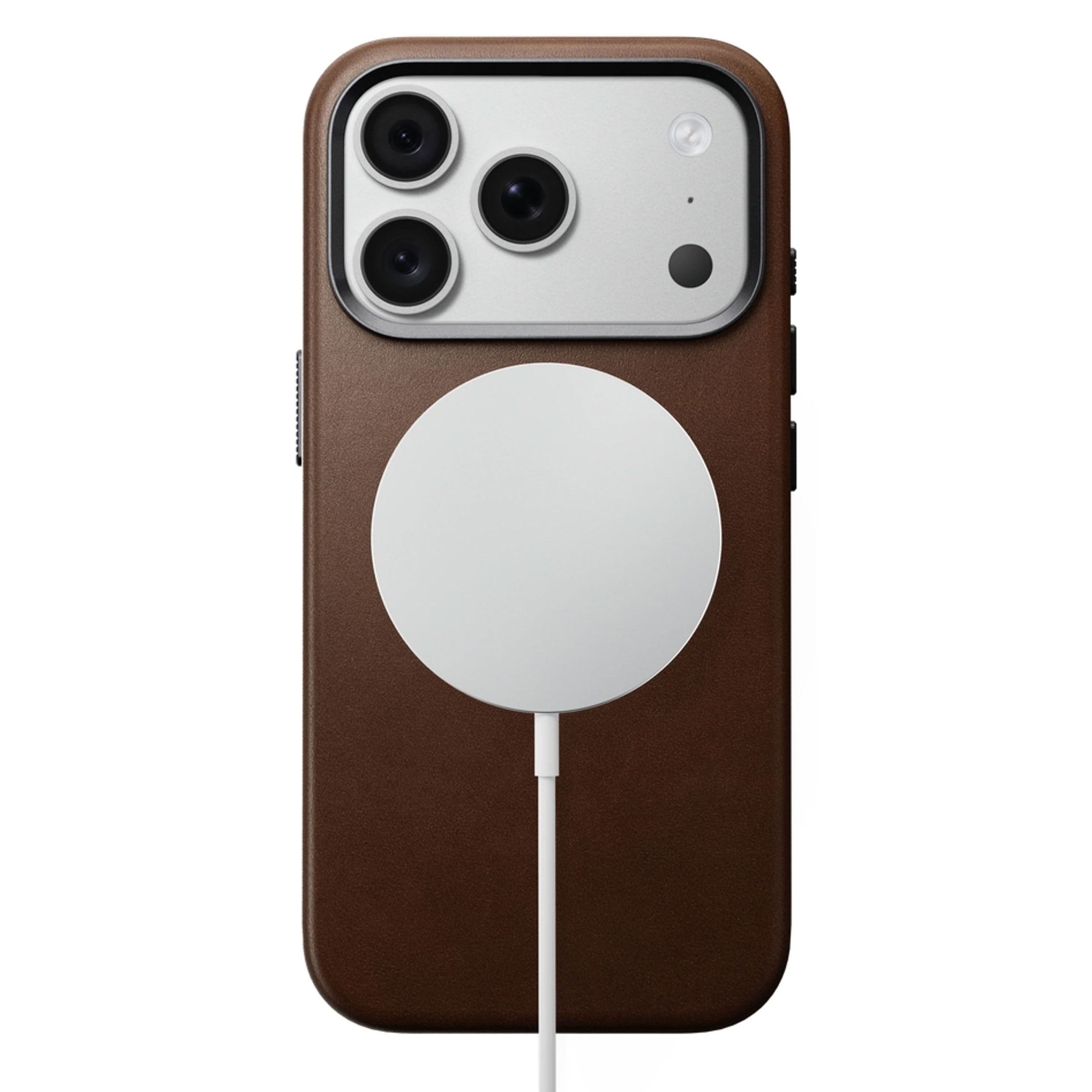 Ốp lưng Magnetic iPhone 18 Pro/ 17 Pro NOMAD Traditional Leather NM017910858 Màu Nâu đậm