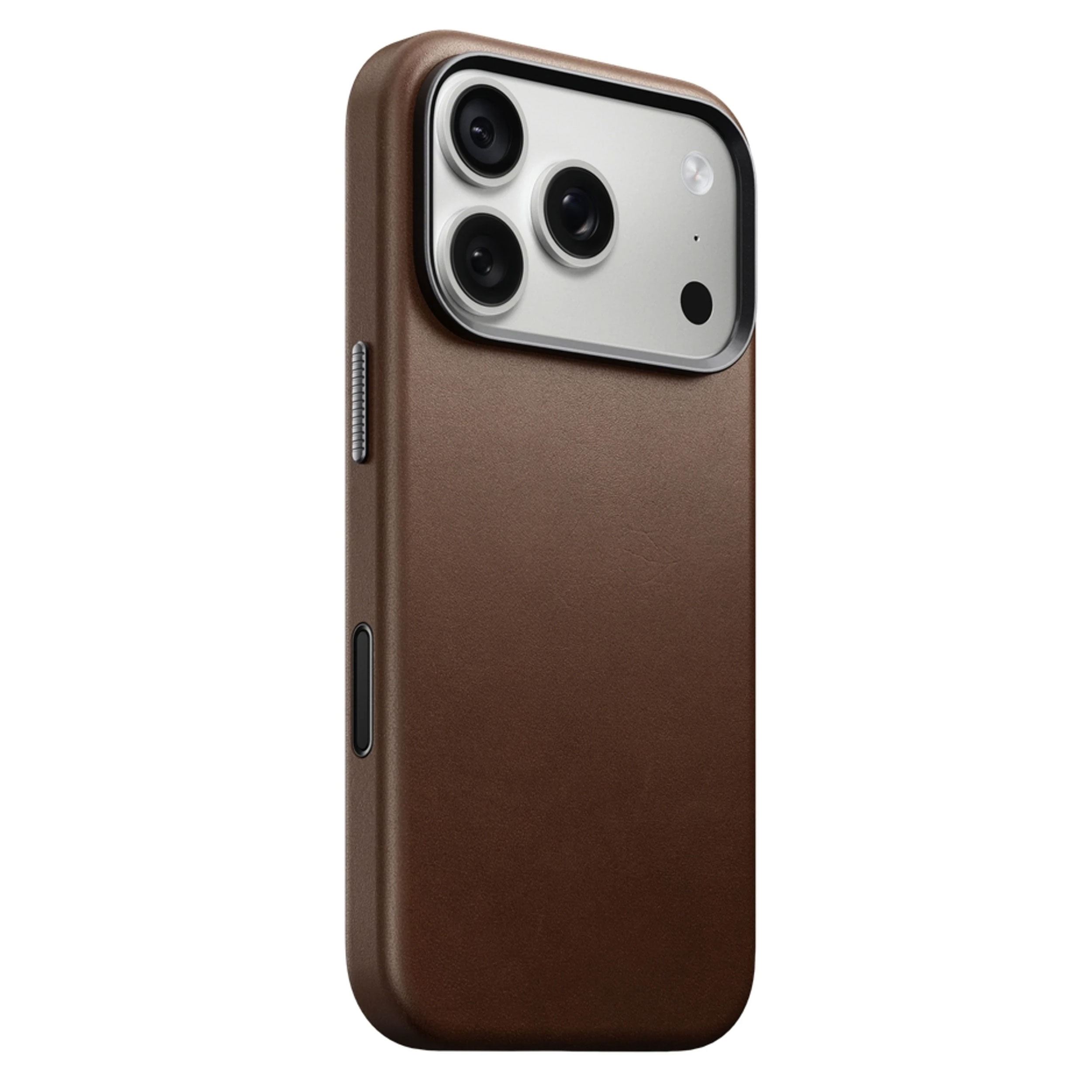 Ốp lưng Magnetic iPhone 18 Pro/ 17 Pro NOMAD Traditional Leather NM017910858 Màu Nâu đậm