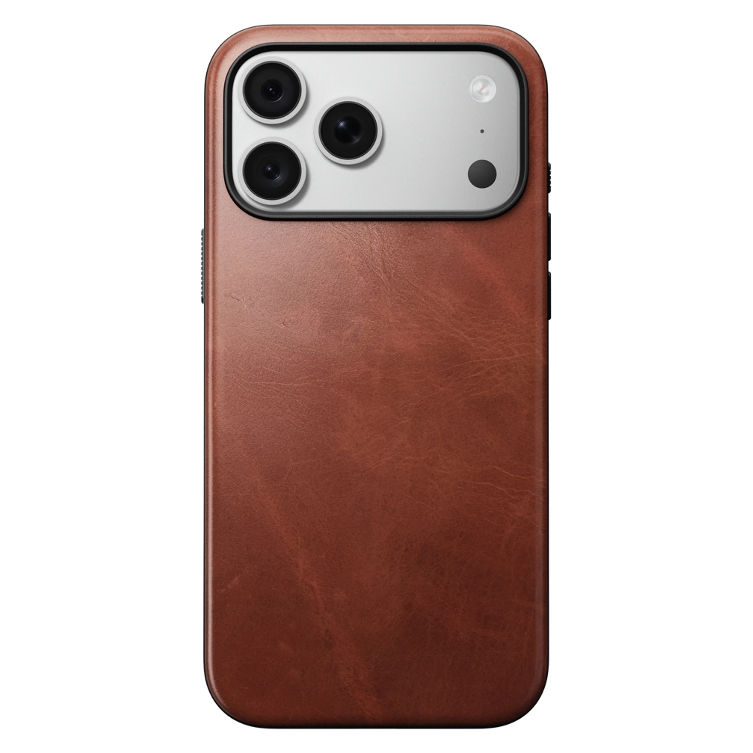 Ốp lưng Magnetic iPhone 18 Pro/ 17 Pro NOMAD Traditional Leather NM017910858 Màu Nâu Đỏ