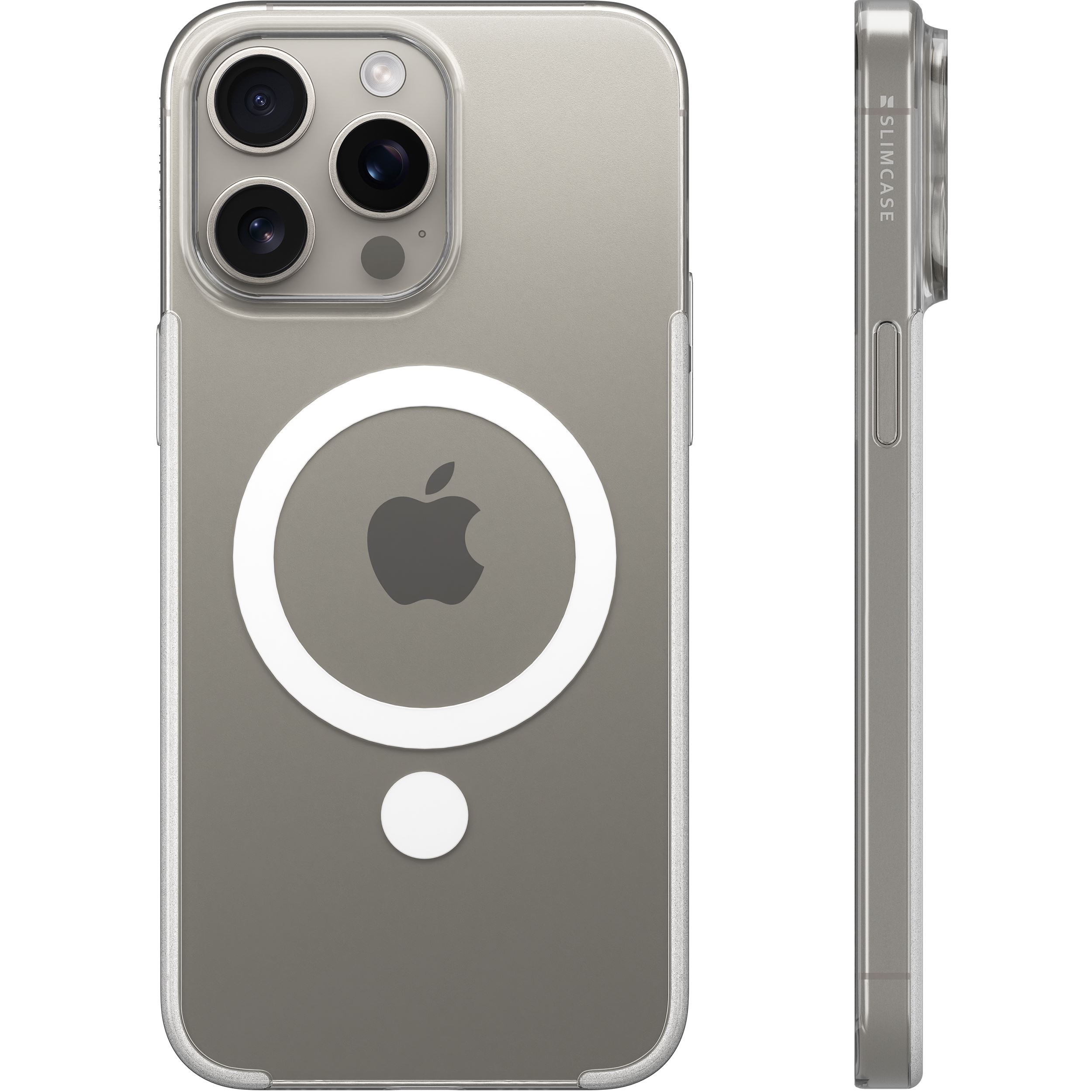 Ốp lưng Magnetic iPhone 15 Pro Max UNIQUE SLIMCASE Màu Trắng