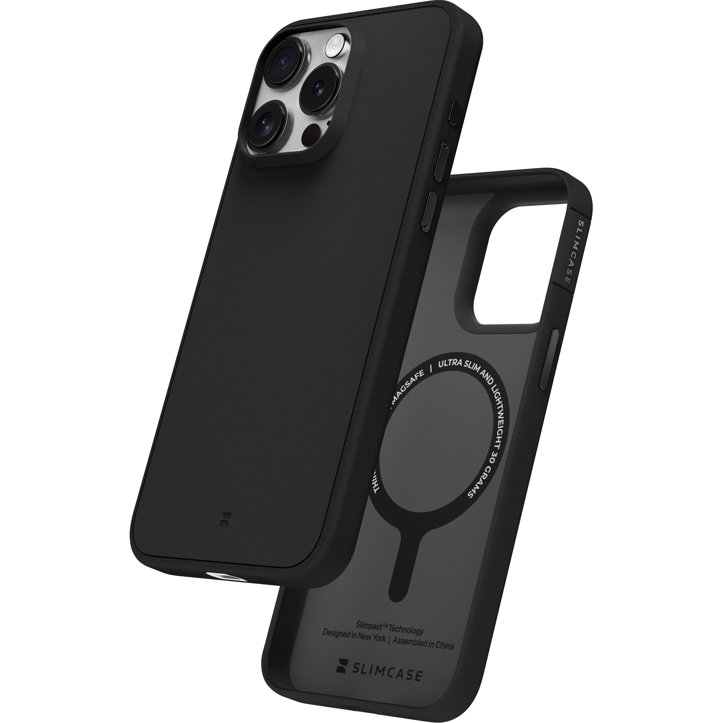 Ốp lưng Magnetic iPhone 15 Pro Max UNIQUE SLIMCASE Màu Đen