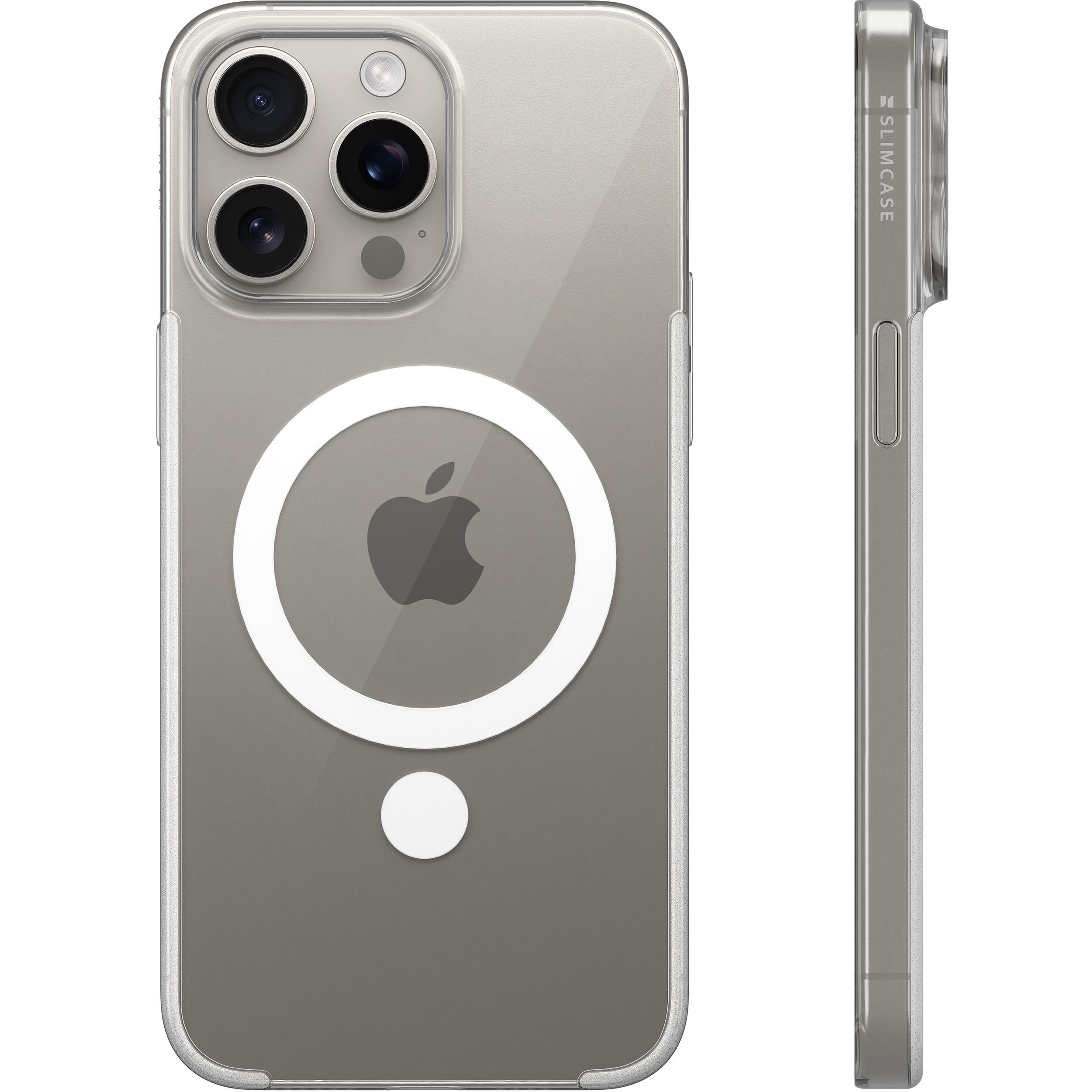 Ốp lưng Magnetic iPhone 15 Pro Max UNIQUE SLIMCASE Màu Trắng