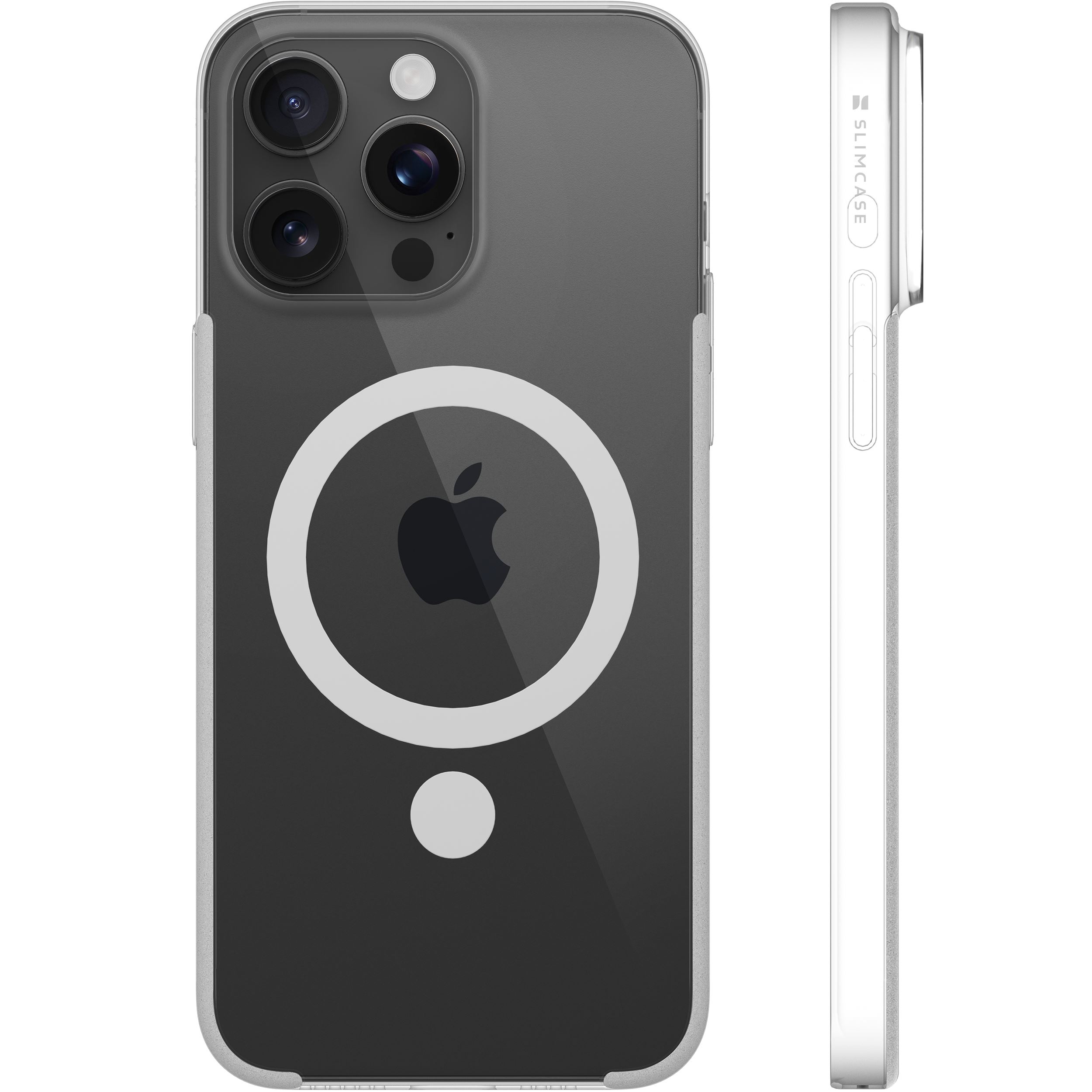 Ốp lưng Magnetic iPhone 15 Pro Max UNIQUE SLIMCASE Màu Trắng