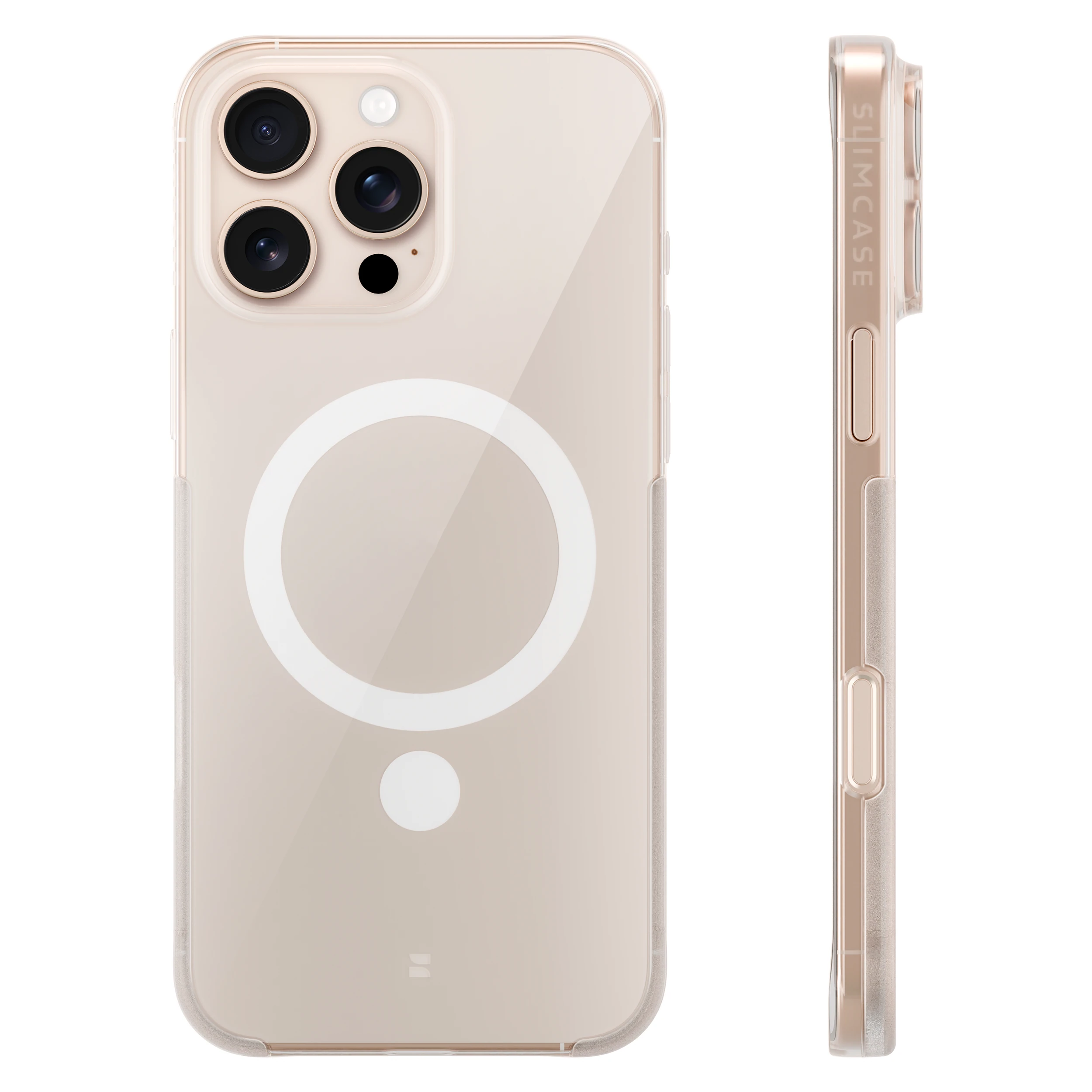 Ốp lưng Magnetic iPhone 16 Pro UNIQUE SLIMCASE Màu Trắng