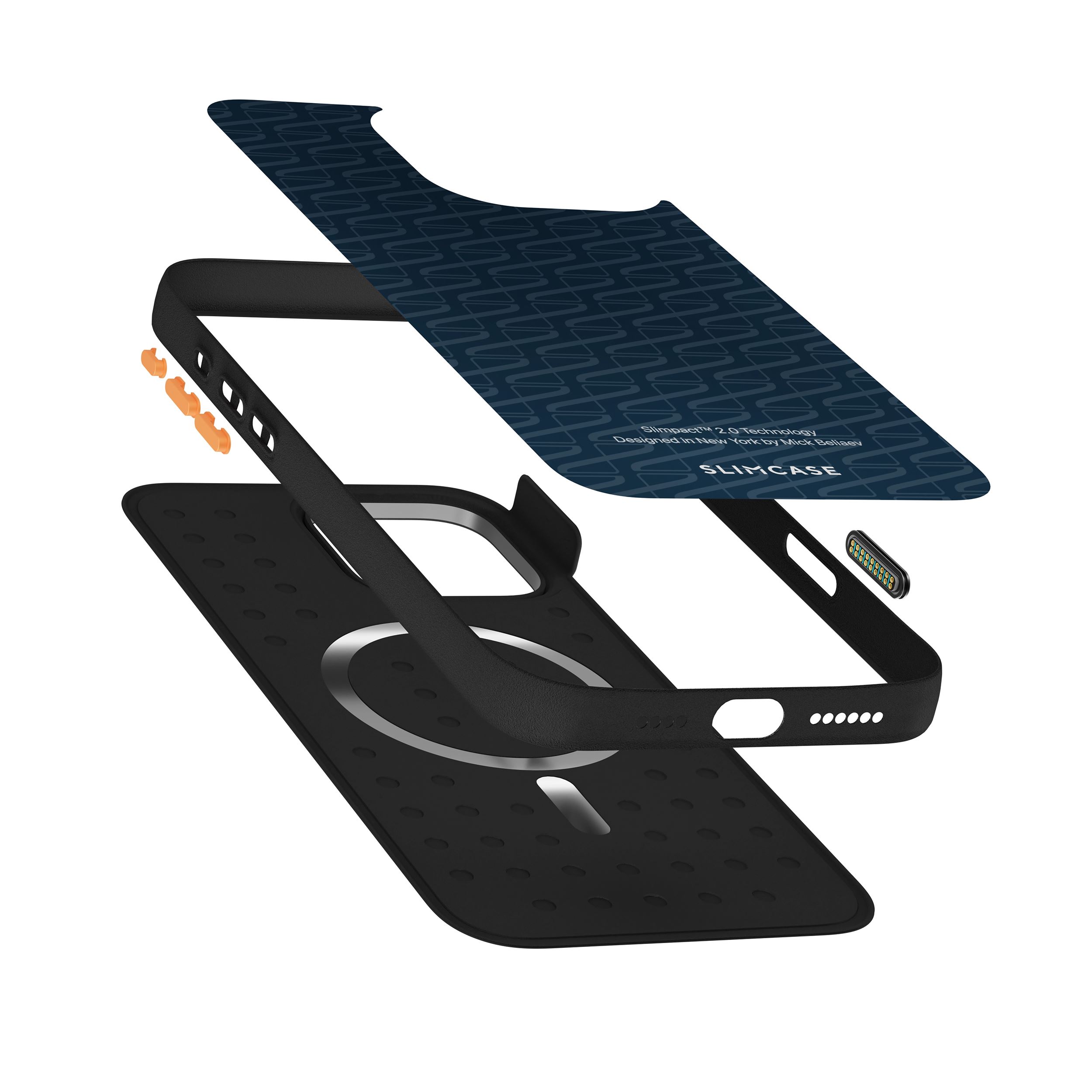 Ốp lưng Magnetic iPhone 16 Pro Max SPORT SLIMCASE Màu Đen