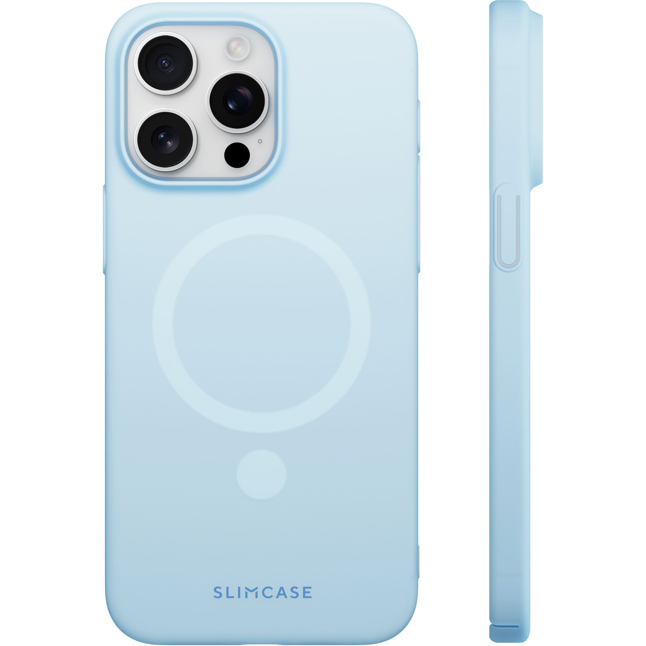 Ốp lưng Magnetic iPhone 15 Pro Max ECHO SLIMCASE Màu Xanh Da Trời