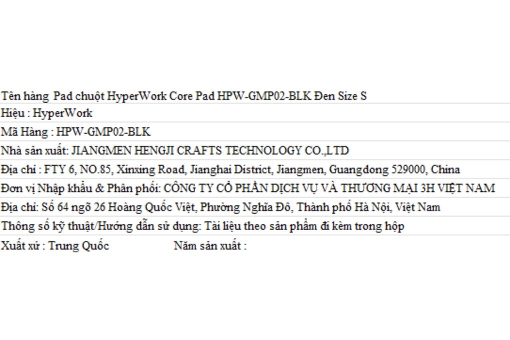 Miếng lót chuột HyperWork Core Pad Size S - 5