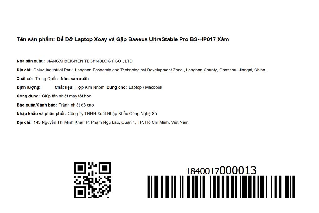 Đế Đỡ Laptop Xoay và Gập Baseus UltraStable Pro BS-HP017 - 5