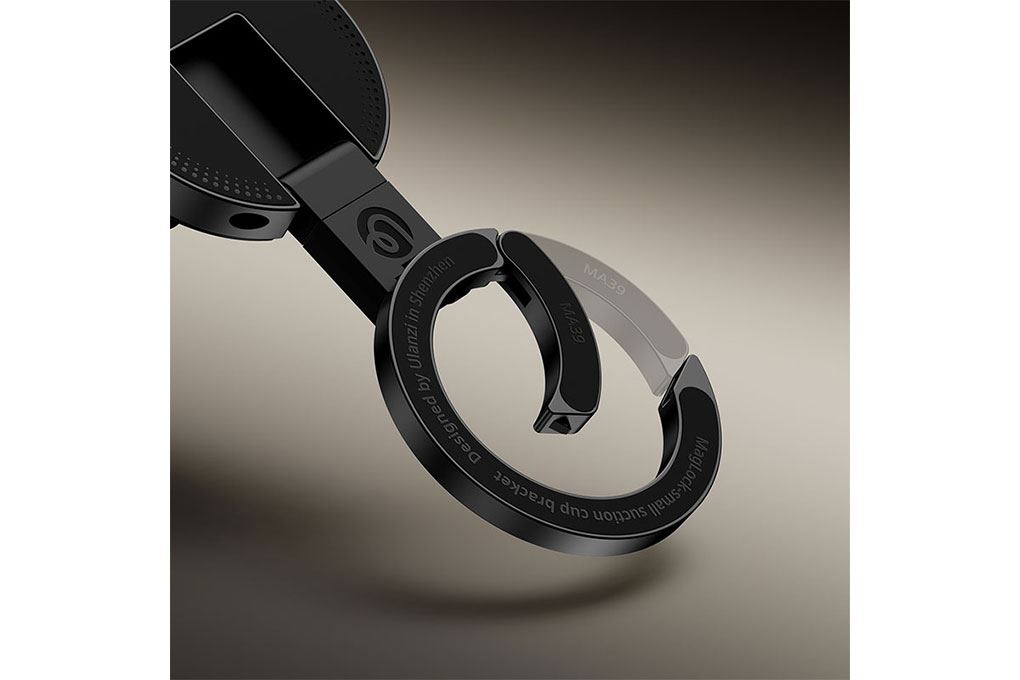 Giá Đỡ Điện Thoại Magnetic Kết Hợp Đế Hít Silicone Ulanzi MA39 Màu Đen