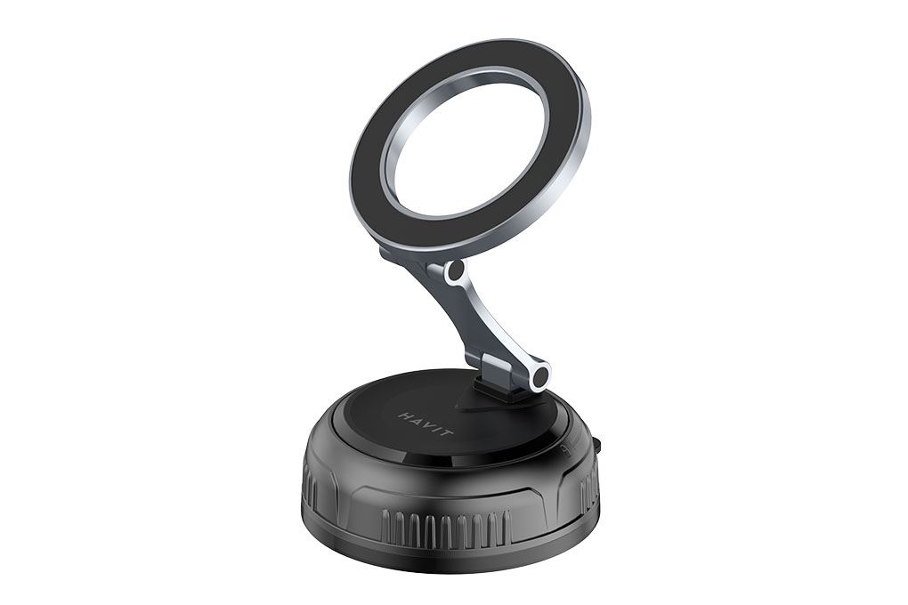 Giá Đỡ Điện Thoại Hút Chân Không Từ Tính Xe Hơi Havit ST7204 Màu Đen