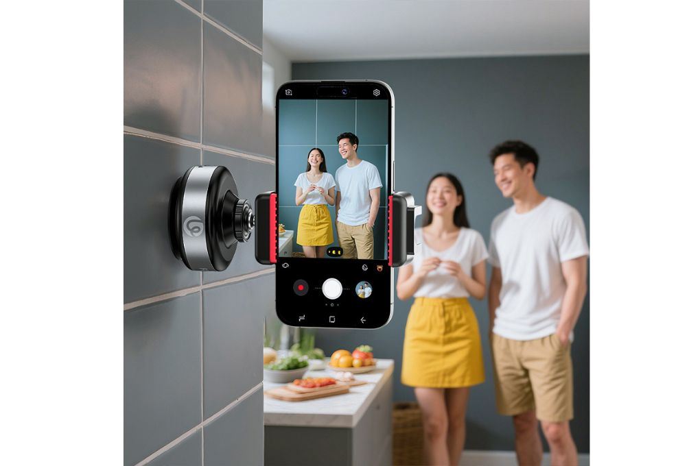 Giá Đỡ Điện Thoại Magnetic Kết Hợp Đế Hít Đa Năng Ulanzi SK-23 (Không kèm kẹp điện thoại) Màu Đen