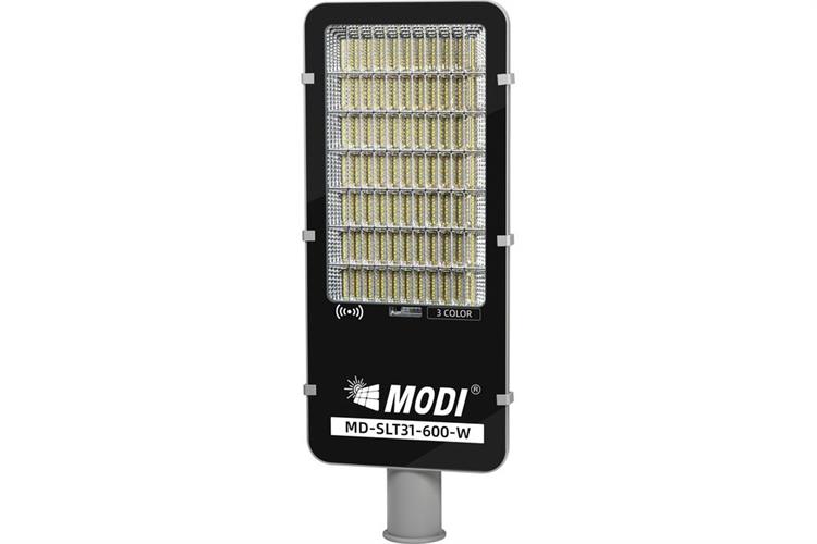 Đèn đường năng lượng mặt trời Modi MD-SLT31-600-W Màu Đen