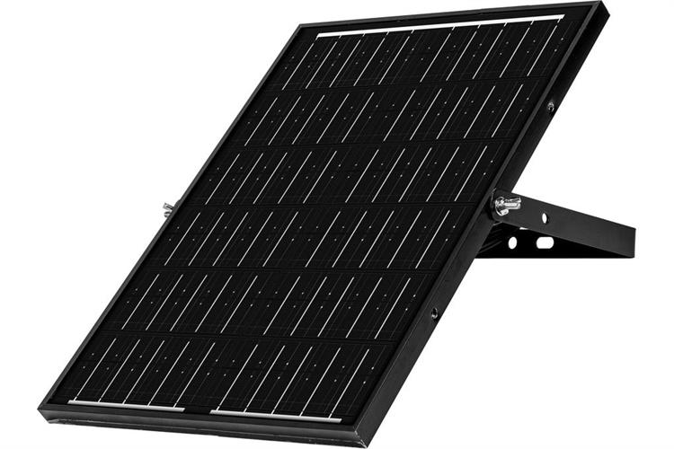 Đèn pha năng lượng mặt trời nhôm/mặt kính cường lực Modi MD-PT58-240-W Màu Đen