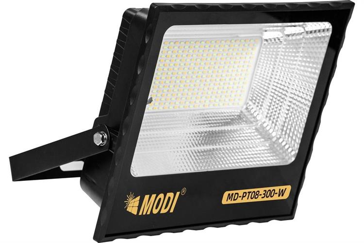 Đèn pha năng lượng mặt trời Modi MD-PT08-300-W Màu Đen