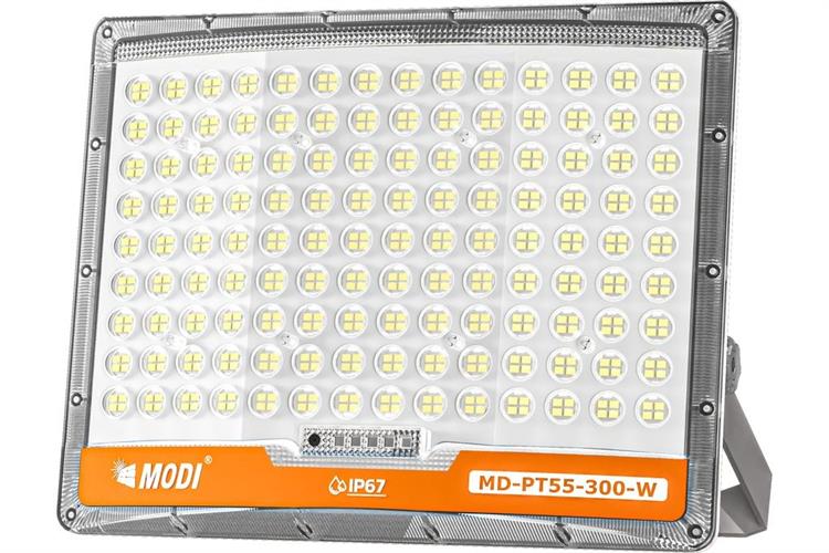 Đèn pha năng lượng mặt trời Modi MD-PT55-300-W Màu Trắng