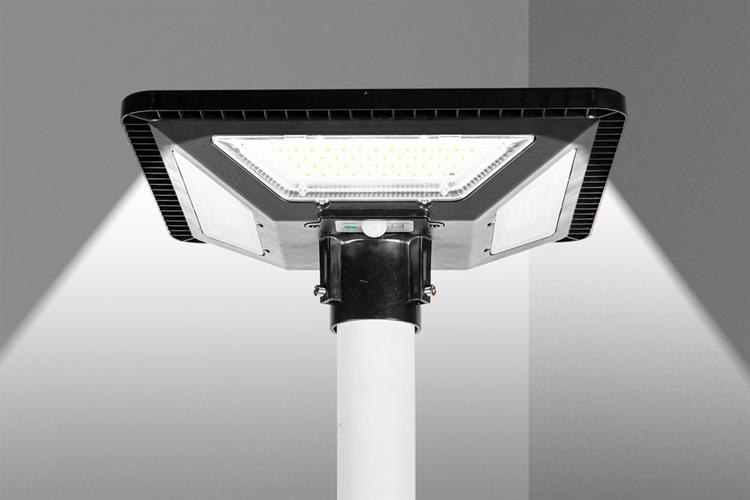 Đèn pha liền thể năng lượng mặt trời Modi MD-SLT28-300-W 6500K Màu Đen