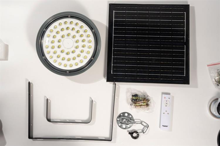 Đèn treo UFO năng lượng mặt trời Modi MD-UFO-88-300-D Màu Xám