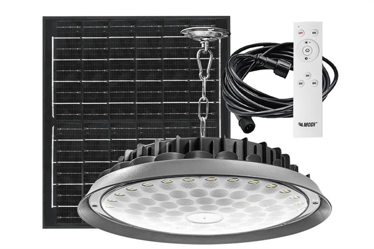 Đèn treo UFO năng lượng mặt trời Modi MD-UFO-88-400-D Màu Xám