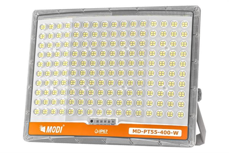 Đèn pha năng lượng mặt trời MODI MD-PT55-400-W Màu Trắng