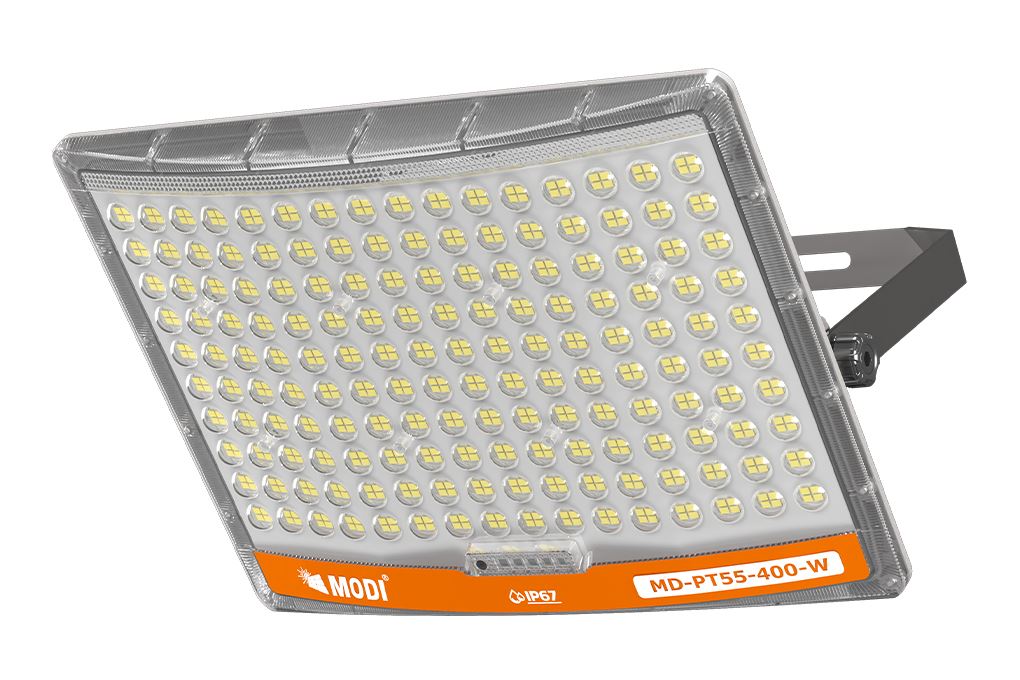 Đèn pha năng lượng mặt trời MODI MD-PT55-400-W Màu Trắng