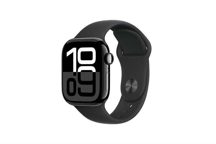 Apple Watch Series 10 GPS 42mm viền nhôm dây thể thao Màu Đen bóng