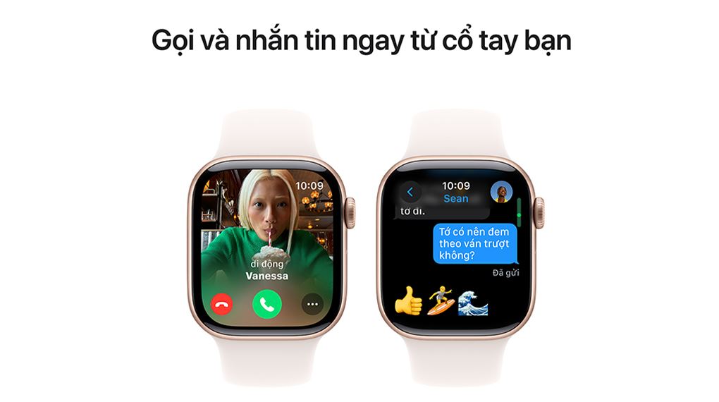 Apple Watch Series 10 46mm viền nhôm dây thể thao - Nghe gọi