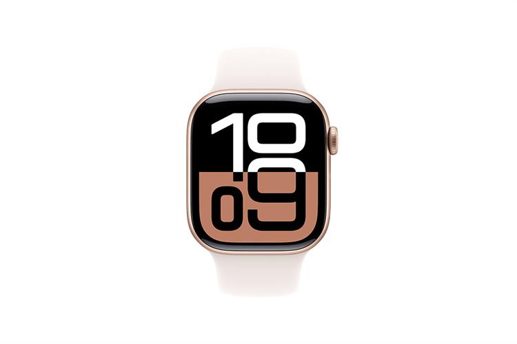 Apple Watch Series 10 GPS + Cellular 42mm viền nhôm dây thể thao Màu Vàng Hồng