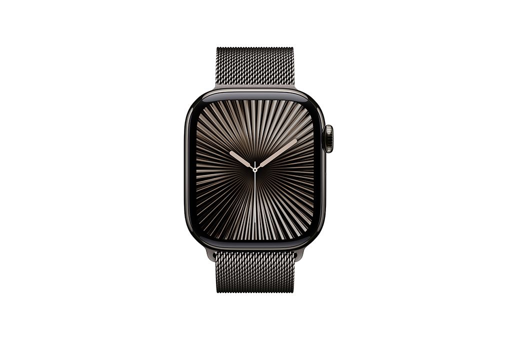 Apple Watch Series 10 GPS + Cellular 42mm viền Titanium dây Milan Màu Titan xám