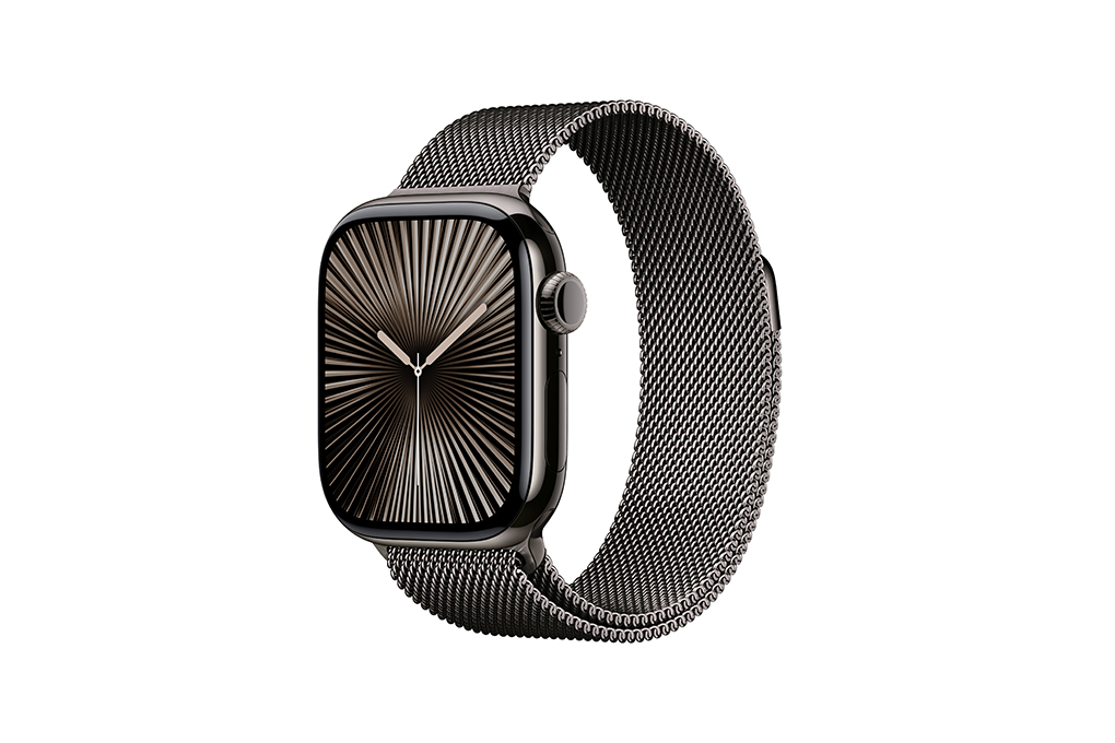 Apple Watch Series 10 GPS + Cellular 46mm viền Titanium dây Milan Màu Titan xám