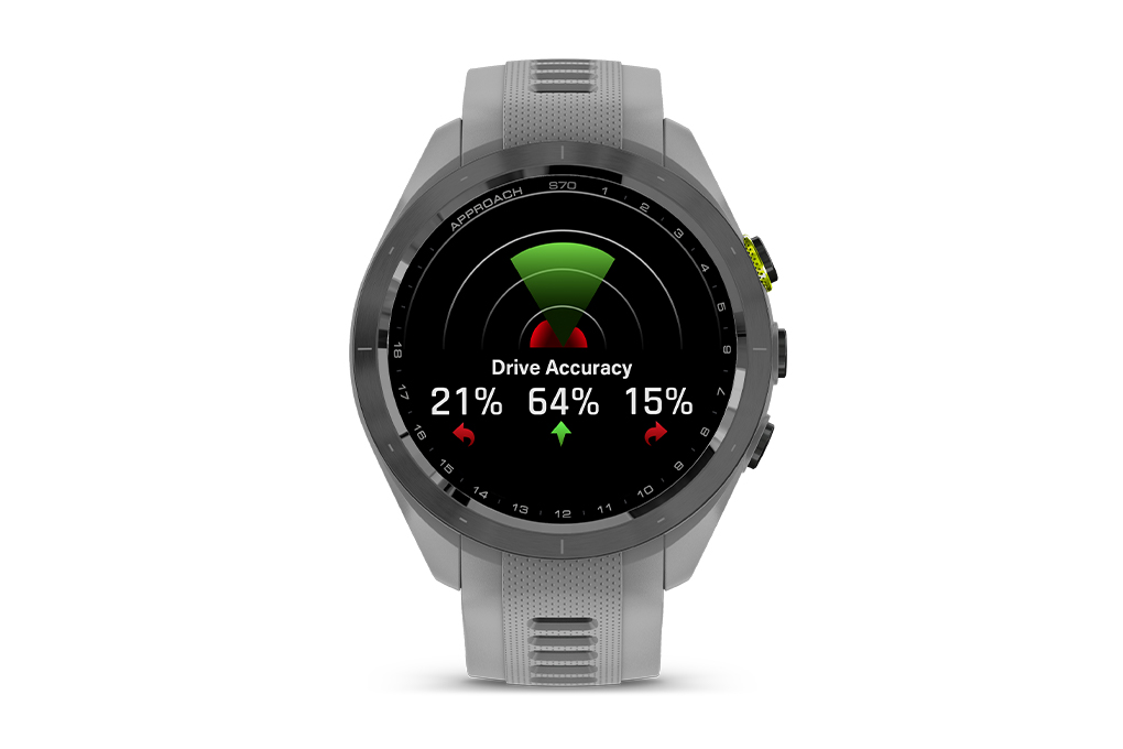 Garmin Golf Approach S70 42mm dây silicone Màu Xám nhạt