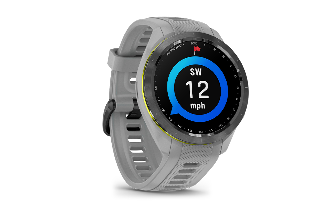 Garmin Golf Approach S70 42mm dây silicone Màu Xám nhạt