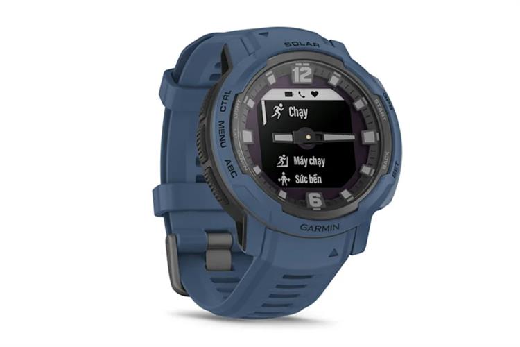 Garmin Instinct Crossover Solar 45mm dây silicone Màu Xanh Dương
