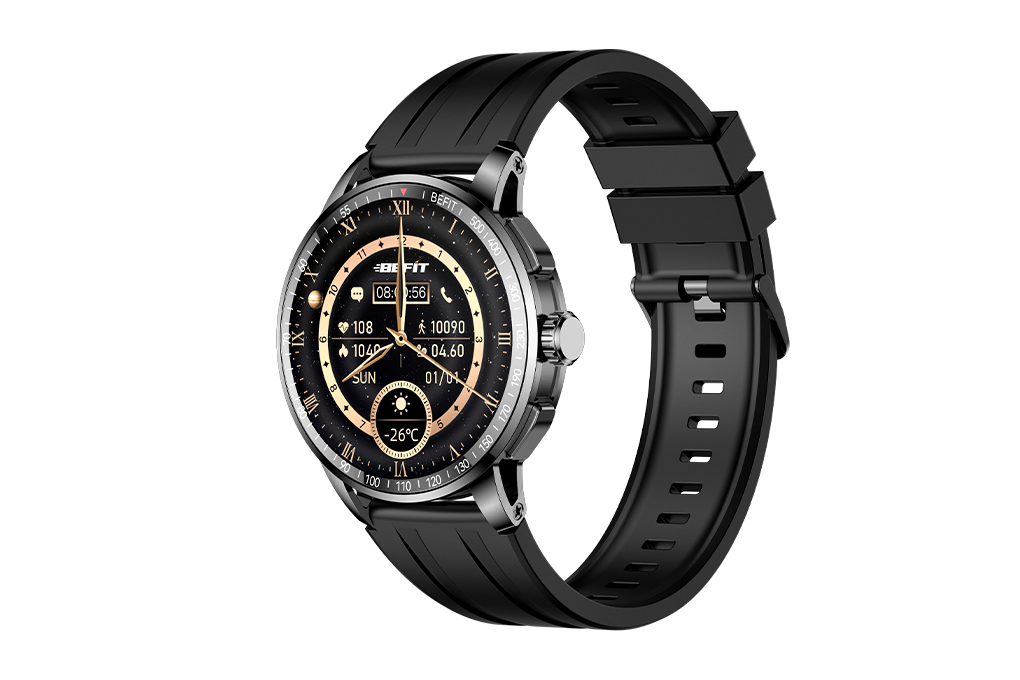 BeFit Sporty 3 46.4mm dây silicone Màu Đen