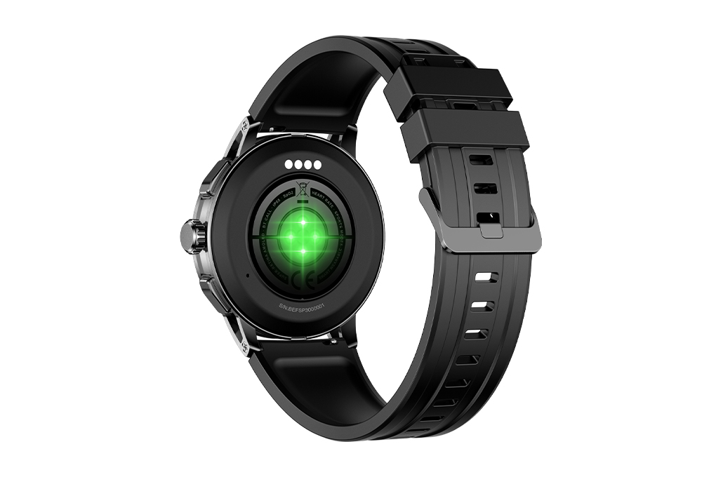 BeFit Sporty 3 46.4mm dây silicone Màu Đen