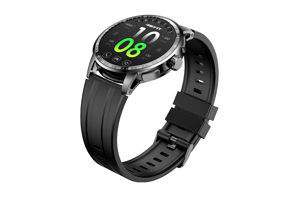 BeFit Sporty 3 46.4mm dây silicone Màu Đen