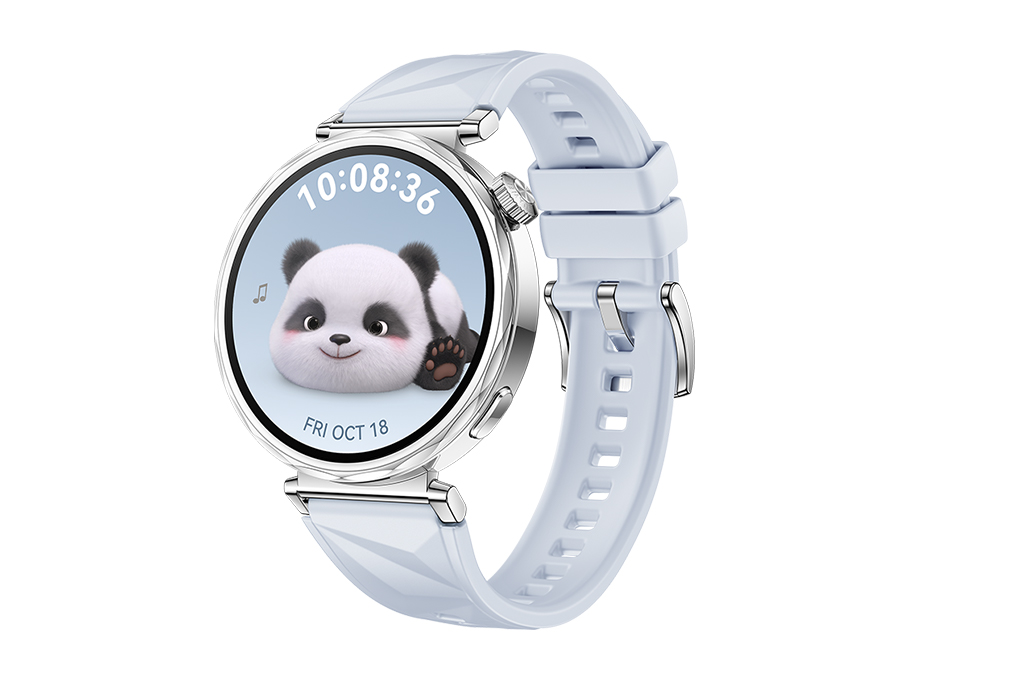 Huawei Watch GT 5 41mm viền thép dây cao su Màu Xanh Dương